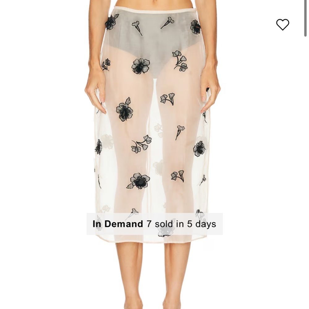 L’academie Minah Midi Skirt